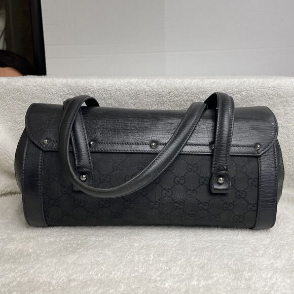 Gucci Monogram Bamboo Bullet Barrel Canvas GG Print - Picture 2 of 14